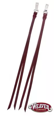 Latigo Saddle Strings 2 Pack With Clips And Dees 1/2  X 24  New Free Shipping • $17.90