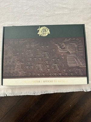 $19.50 • Buy Legend Of Zelda Tears Of The Kingdom Collector’s Edition Steel Poster BRAND NEW