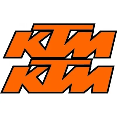 Ktm Stickers/decals X2 For Motorbikes And Helmets 110mm X 35mm • £3.49
