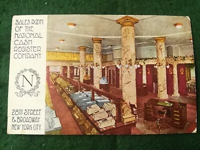 1900s Postcard Of National Cash Register Company New York City USA. • £12.50
