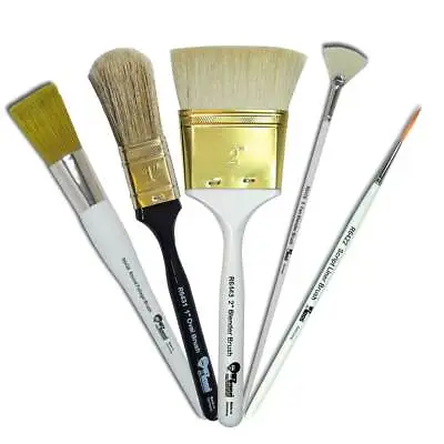 £8.50 • Buy Bob Ross Landscape Series Oil Painting Natural Bristle Brushes - Assorted Types