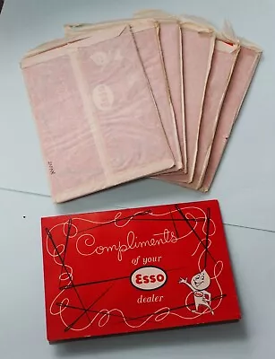 7 New/Vintage COMPLIMENTS Of Your ESSO Dealer TRAVEL SEWING KITS - Made In Japan • $37.50