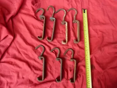 7 Vintage Butchers Hooks Various Sizes And Brands. • $70