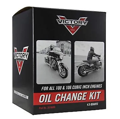 Victory OEM Oil Change Kit For 100 & 106 Cubic Inch Motor Engine 2879600 • $84.94