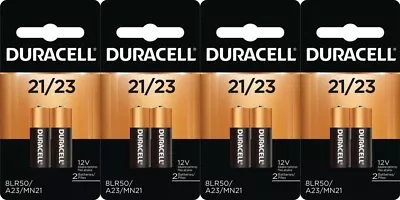 8 (4x2) Duracell A23 12V MN21 MN23 23AE 21/23 GP23 23A 23GA Batteries • $13.99