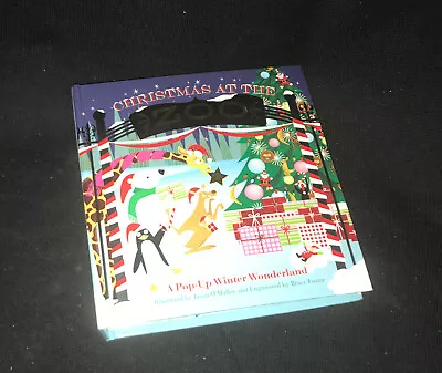 Christmas At The Zoo: A Pop-Up Winter Wonderland - Hardcover - VERY GOOD • $29.99