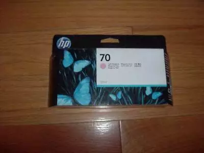 2022 GENUINE HP 70 Lt MAGENTA CARTRIDGE C9455A DESIGNJET Z2100 Z3100/3200 Z5200 • $36