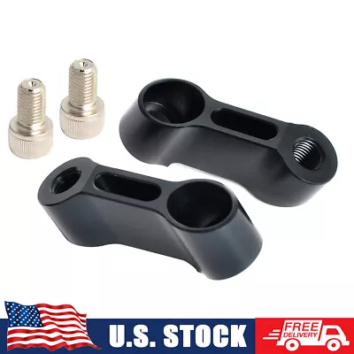 10mm*1.25 Motorcycle Rear View Mirror Mount Risers Extenders Adapters Universal • $11.39