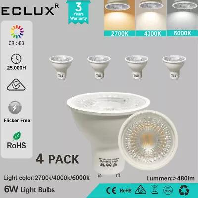 6W GU10 LED Globe Bulb Light Spotlight Warm Cool White Lamp 200-240V DownLight  • $45.99