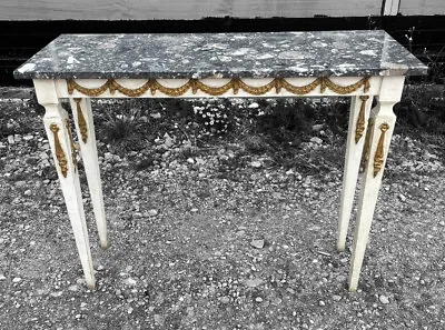 Antique French Marble Top Console Table C1900 • £345