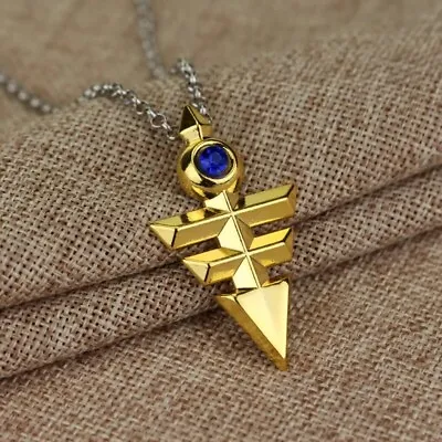 Yugioh Pendant Necklace Millennium Triangle Charm Pendant Locket Ring Charm • £2.99