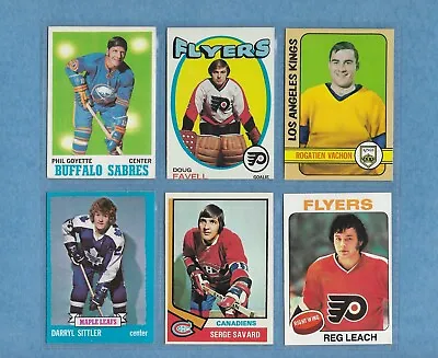 1970 1971 1972 1973 1974 1975 Topps Hockey Pick Any Buy 1 Get 1 FREE $2.50 Each • $4.99