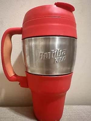 Bubba Keg 34 Oz Travel Mug Vacuum Sealed Insulated Stainless Steel Red • $20