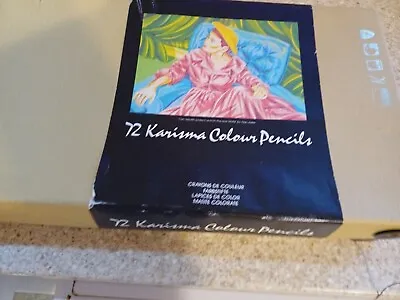 72 Karisma Colour Pencils : VERY RARE Never Been Used Or Out Of The Box!! • £500