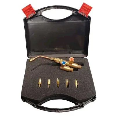 Model O Lead Burning Kit Brazing Jewellers Gas Torch C/w Case And Type O Tips • £99
