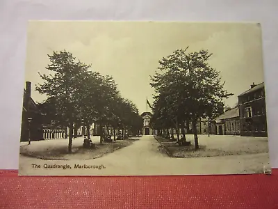 THE QUADRANGLE MARLBOROUGH COLLEGE WILTSHIRE Unused Antique Postcard By Flux & • £1.50