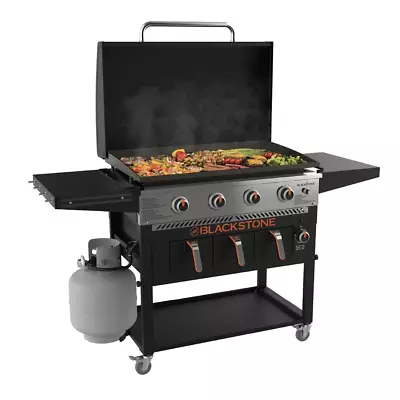 4-Burner 36  Propane Griddle With Air Fryer And Hood • $978.21