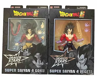 DragonBall Super Dragon Stars Series Super Saiyan 4 Vegeta & Super Saiyan 4 Goku • $79.95