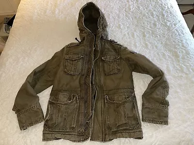 Abercrombie & Fitch Mens Giant Mountain Hood Jacket Size Small Super Rare • $750