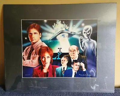 X-Files 10  X 13  Art Poster  - Signed #ed By  Artist John A Collado • $21