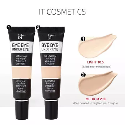 IT Cosmetics Bye Bye Under Eye Full Coverage Waterproof Concealer Anti-Aging • $10.99