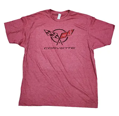Men's Corvette T-shirt C5 Corvette Car Logo Red T-shirts • $14.99