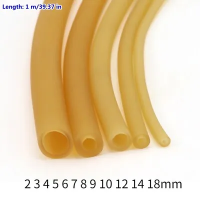 1M Latex Rubber Hose Tubing High Elastic For Surgical Medical Tube Durable • $7.79