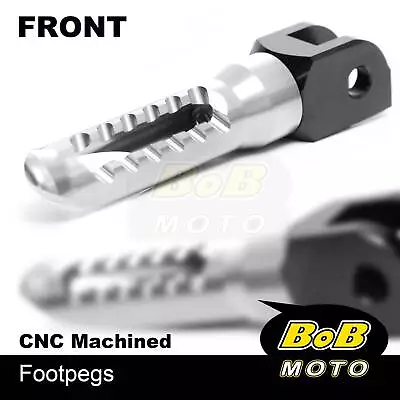 BOB CNC Front Rider Foot Pegs TITANIUM For Yamaha YZF R1 09 10 11 12 13 14 • $43.97