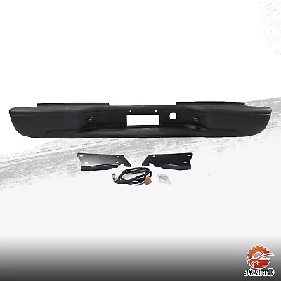 Complete Black Rear Bumper For 1999-2006 Chevy Silverado GMC Sierra 2500HD 3500 • $135.99