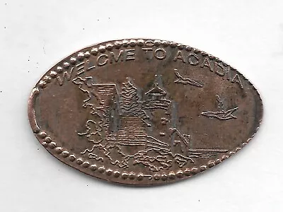 Elongated Penny-Welcome To Acadia-Cabin And Lighthouse- • $1