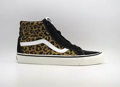 Vans Sk8-Hi 38 DX Anaheim Factory Men's 11 12 Black/ Tan/Leopard VN0A38GF9GI • $77.97