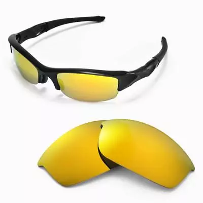 Walleva Replacement Lenses For Oakley Flak Jacket Sunglasses - Multiple Options • $17.99