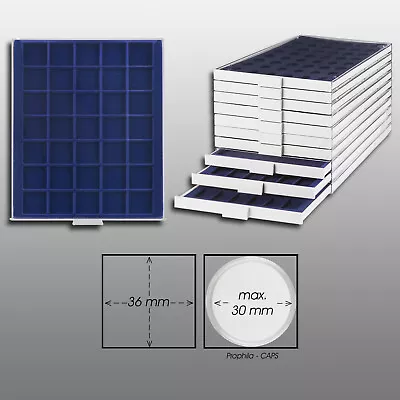 Stacking Coin Tray .   36mm Square Segments • £17.50