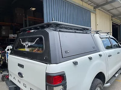 Ute Steel Canopy For Ford Ranger PX123 BT50 2011-21 Dual Cab Tub With Roof Rack • $2500