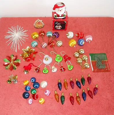 Bulk Lot Vintage Christmas Decorations Ornaments~ Star Bells Balls And More! • $35