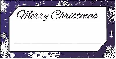 £3.99 • Buy 50 Xmas Table Place Card Name Settings Christmas Snowflake Dinner Party