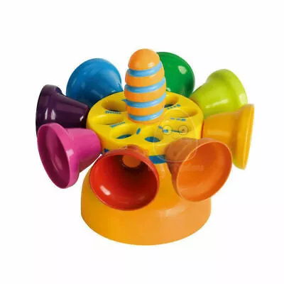 Colorful Metal Hand Bells Set Toddler Musical Toy 8 Note Xylophone Toy For Kids • $25.99