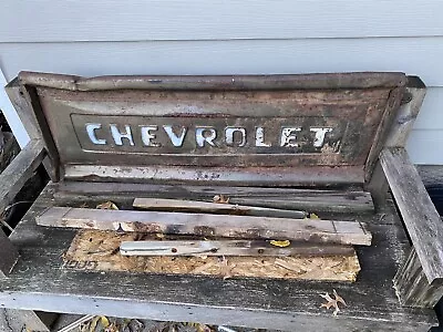 Vintage 60’s70’s Chevy Chevrolet Truck Stepside Tailgate Man Cave Bench Project • $575