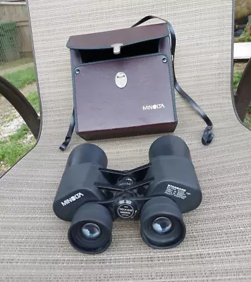 Minolta 10x50 Multi-Coated Wide Field Binoculars In Case. Made In Japan • $155