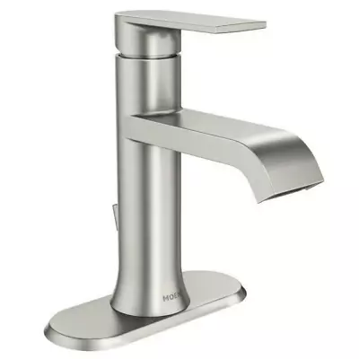 🆕 Moen WS84760SRN GENTA One-Handle Bathroom Faucet W Drain - Brushed Nickel • $63.97