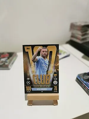 Topps Match Attax Extra 2023/24 Kyle Walker 100 Club Man City 2024 • £1.35