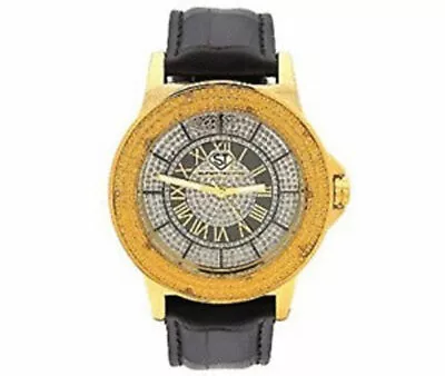 Super Techno Gold Tone Diamond Watch • $59.99