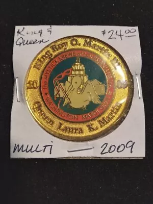 2009 Louisianians King & Queen Multicolor Doubloon - Mardi Gras • $15