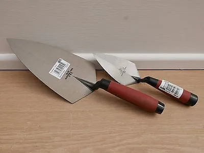 Marshalltown 19d 10   Brick Trowel + 45d 6  Pointing Trowel Durasoft   • £83.89