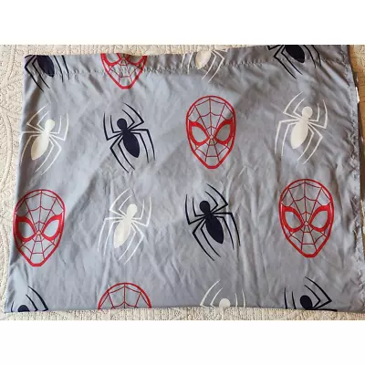 Marvel Spiderman Twin Flat Sheet Comic Boys Kids Gray Background 100% Polyester • $14.45