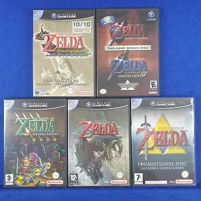 $65.99 • Buy Gamecube ZELDA Games PAL Versions - Make Your Selection - The Legend Of Zelda