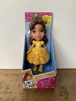 Disney Princess Mini Belle Beauty & The Beast Poseable Doll 3  Cake Topper Gift • £6