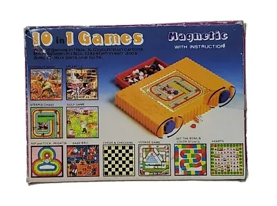 Magnetic Games 10 IN 1 10 Games Different Vintage • $12.32