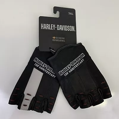 New Genuine Harley Davidson 97202-23vm Men's 120th True North Gloves 3xl • $68