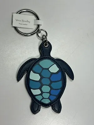 Vera Bradley Blue Island Medallion Turtle Bag Charm ~ Keyring ~ Mirror  ~ NWT • $24